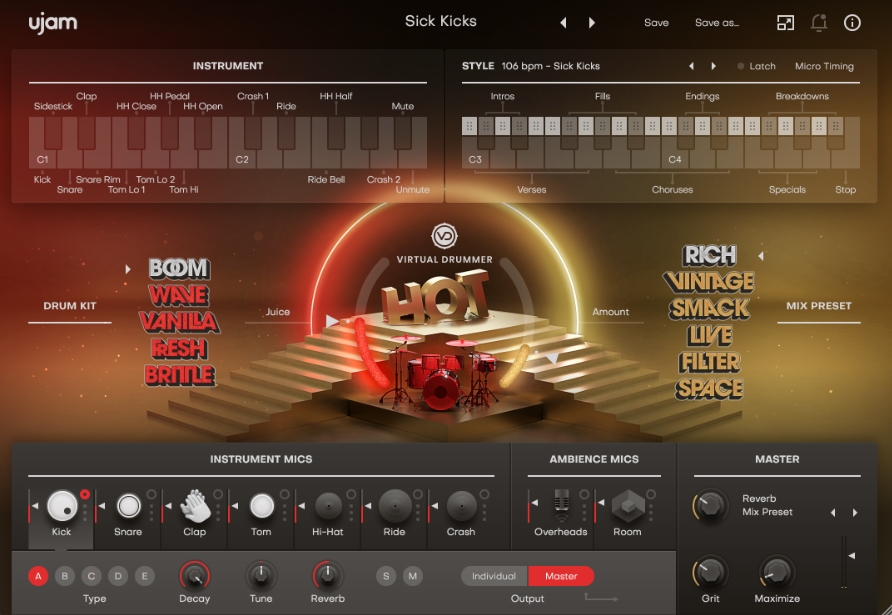 uJAM Virtual Drummer HOT v2.3.0 Rev [WiN]