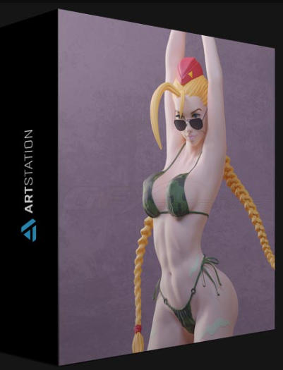 ARTSTATION – CAMMY BIKINI 3D PRINT MODEL