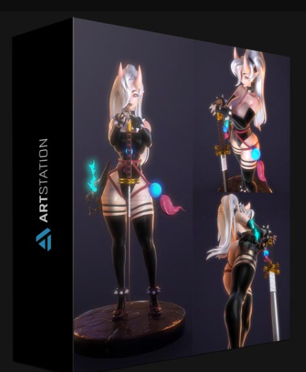 ARTSTATION – SWORD GRL – 3D PRINT MODEL