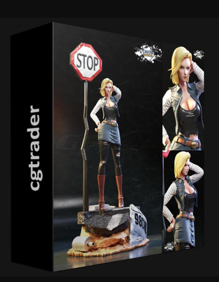 CGTRADER – ANDROID 18 3D PRINT MODEL