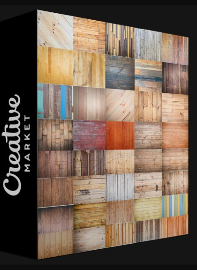 CREATIVE MARKET – 40 BEAUTIFUL WOOD DETAIL TEXTURES