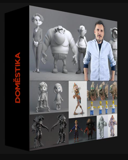 DOMESTIKA – PROFESSIONAL MODELLING OF 3D CARTOON CHARACTERS