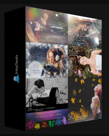 INKYDEALS – 2500+ PHOTO OVERLAYS MEGA PACK