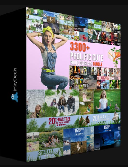 INKYDEALS – 3300+ PROLIFIC OVERLAYS BUNDLE