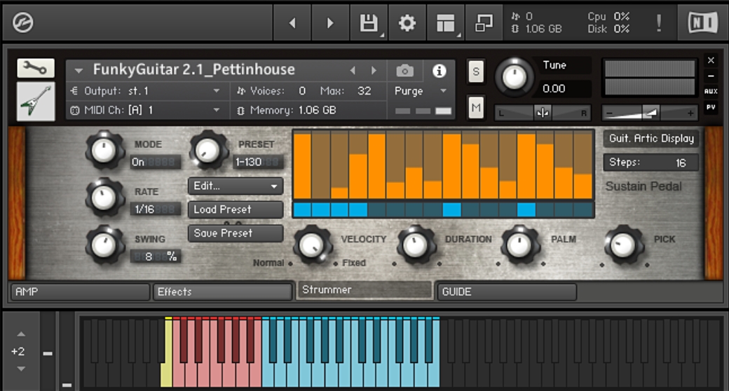 Pettinhouse FunkyGuitar v2.5 [KONTAKT]