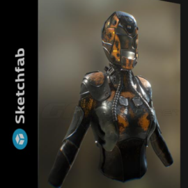 SKETCHFAB – ARMOR CYBER Z29 BY OSCAR CREATIVO (Premium)