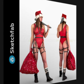 SKETCHFAB – SANTA’S BAD GIRL COMING TO YOU (Premium)