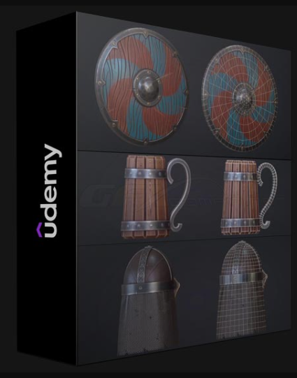 UDEMY – BLENDER & SUBSTANCE: MODELING AND TEXTURING VIDEOGAME PROPS