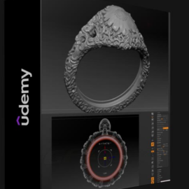 UDEMY – JEWELERY DESIGN IN ZBRUSH 2018 – COMPLETE JEWELERY COURSE (premium)