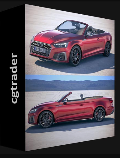 CGTRADER – AUDI S5 CABRIO 2020 3D MODEL