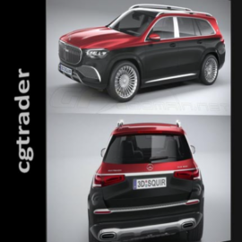 CGTRADER – MERCEDES-BENZ GLS600 MAYBACH 2021 3D MODEL  (premium)