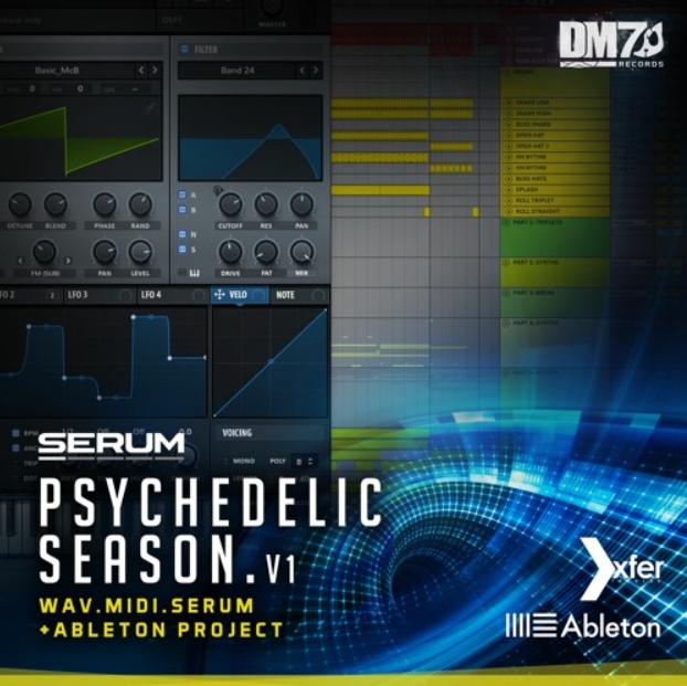 Dm7 Records Serum Psychedelic Season Vol.1 [MULTiFORMAT]