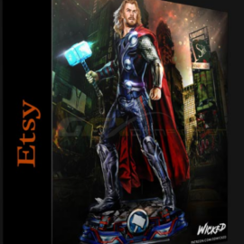 ETSY – WICKED – THOR STATUE 3D PRINT MODEL (Premium)