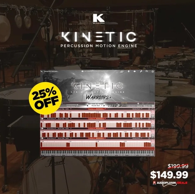 Kirk Hunter Studios Kinetic Percussion Motion Engine [KONTAKT]