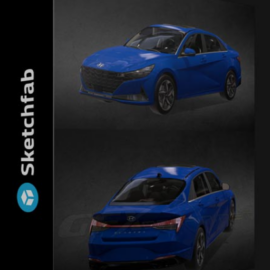 SKETCHFAB – HYUNDAI ELANTRA 2021 3D MODEL (Premium)