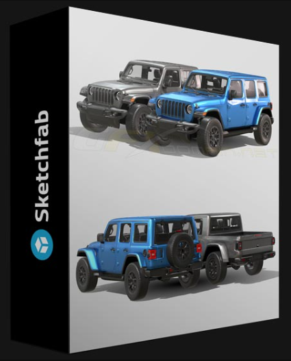 SKETCHFAB – JEEP WRANGLER RUBICON 392 2021