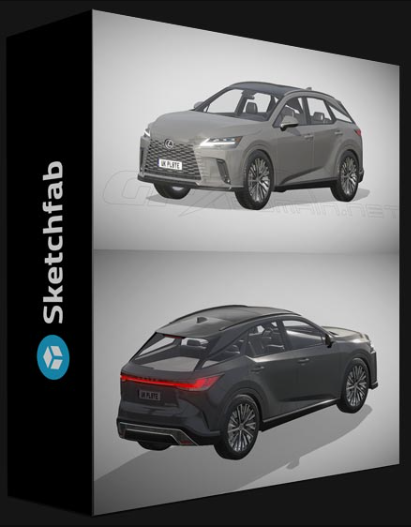 SKETCHFAB – LEXUS RX 450 2023