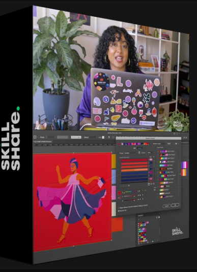 SKILLSHARE – ADOBE ILLUSTRATOR DEEP DIVE: COLOR TOOLS AND TECHNIQUES