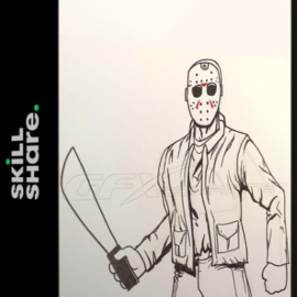 SKILLSHARE – HOW TO DRAW JASON VOORHEES (Premium)