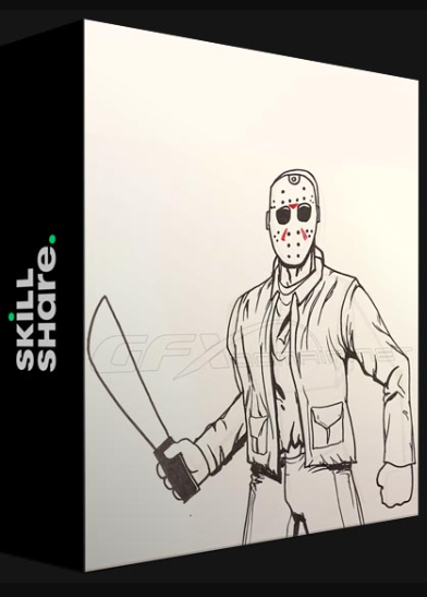 SKILLSHARE – HOW TO DRAW JASON VOORHEES