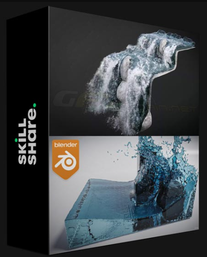 SKILLSHARE – MANTAFLOW FLUID SIMULATION GUIDE IN BLENDER 3. 1