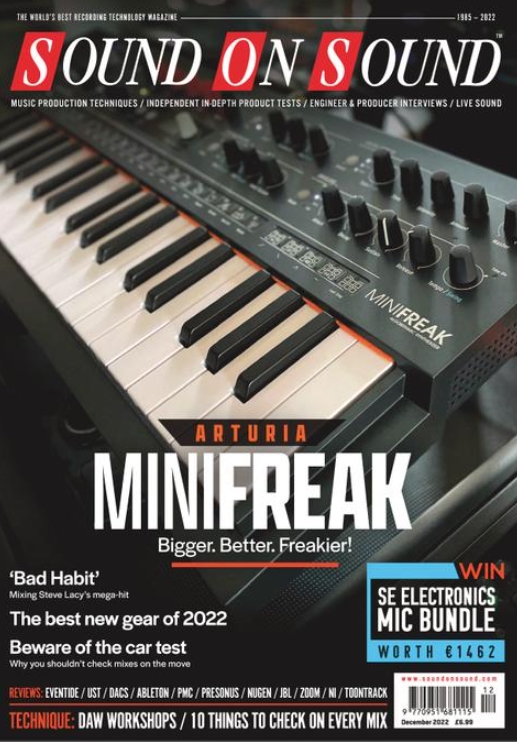 Sound On Sound UK/USA December 2022