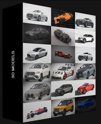 CAR 3D MODELS BUNDLE NOVEMBER 2022