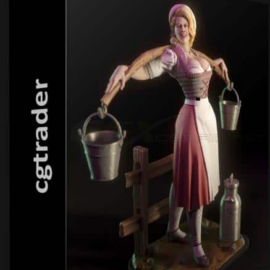 CGTRADER – ANNA – THE MILKMAID 3D PRINT MODEL (Premium)