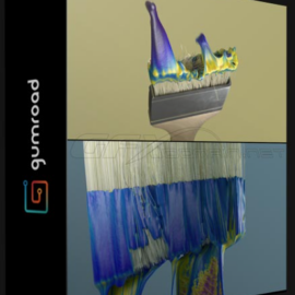GUMROAD – HOUDINI LOLLIPOP PAINT: ACHIEVE REALISTIC PAINT MIXING EFFECTS IN YOUR FLUID SIMULATIONS WITH EASE! (premium)