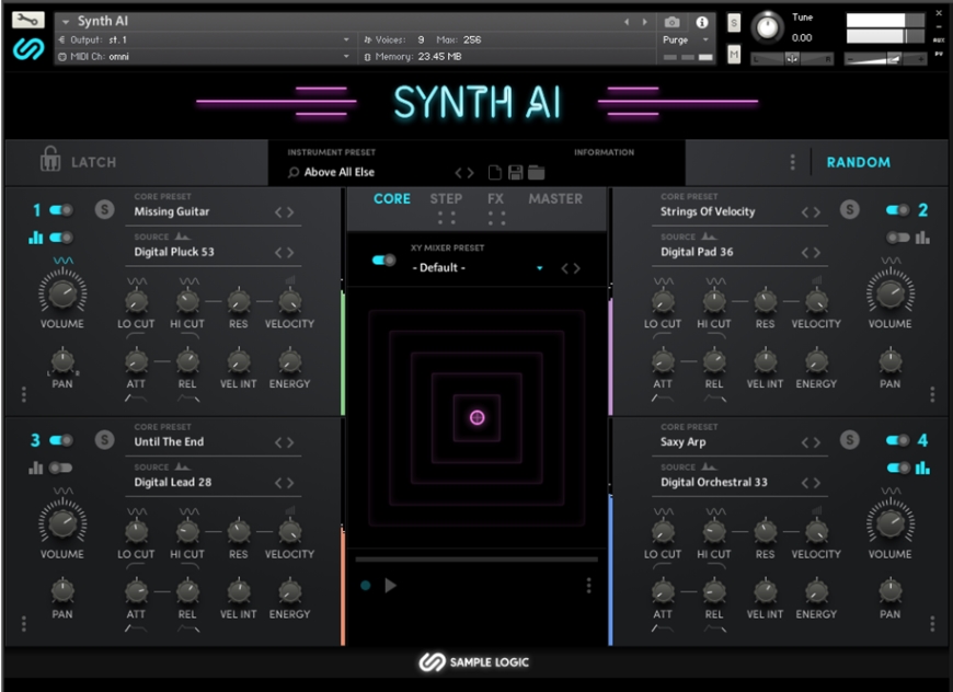 Sample Logic Synth AI [KONTAKT]