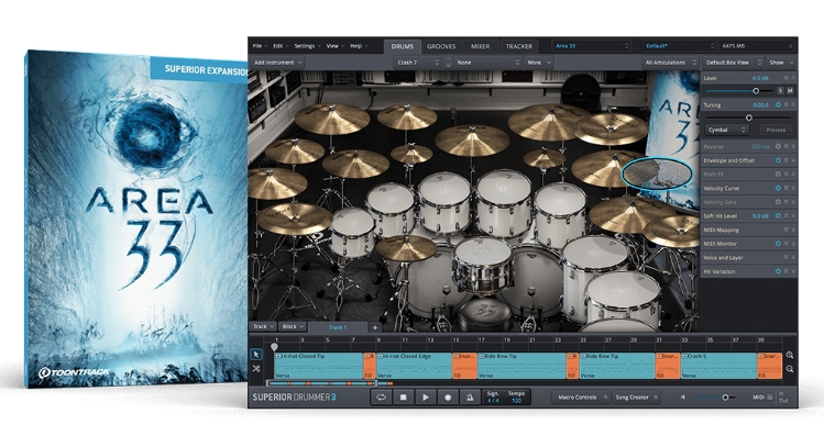 Toontrack Area 33 SDX v1.0.1 [Superior Drummer]