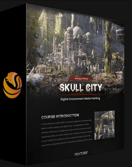 WINGFOX – DIGITAL ENVIRONMENT MATTE PAINTING SKULL CITY WITH SHANGYU WANG