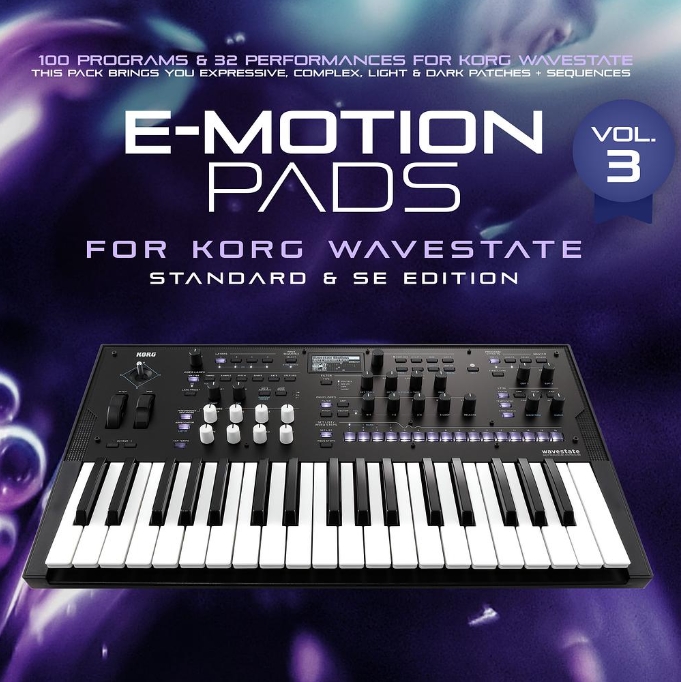 co5ma Korg Wavestate Sound Bank e-Motion Pads Vol.3 [Synth Presets]