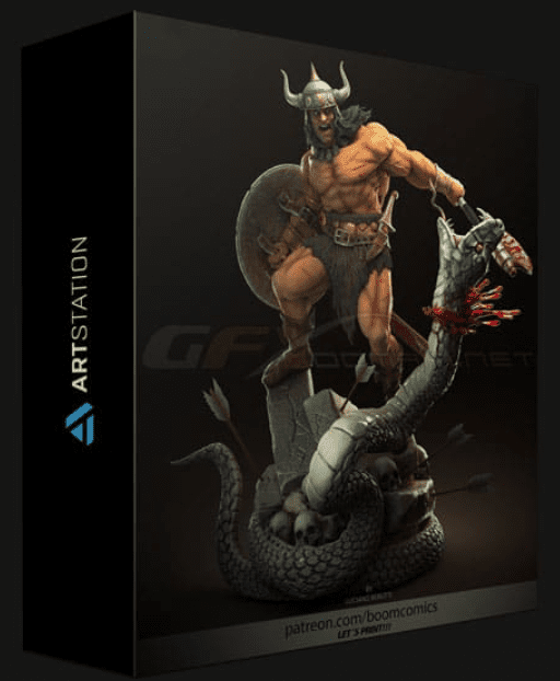 ARTSTATION – CONAN COLLECTIBLE 3D PRINT