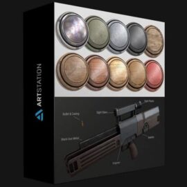 ARTSTATION – GUN SMART MATERIALS PACK VOL.1-4 (Premium)