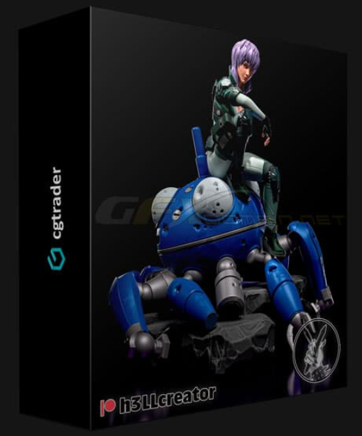 CGTRADER – MOTOKO KUSANAGI 3D PRINT MODEL