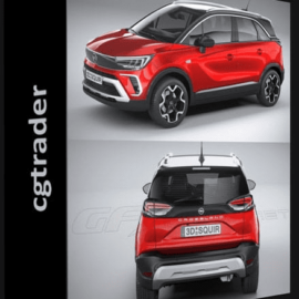 CGTRADER – OPEL CROSSLAND 2021 3D MODEL (Premium)