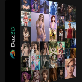 DAZ3D, POSER BUNDLE 1 JANUARY 2023 (Premium)