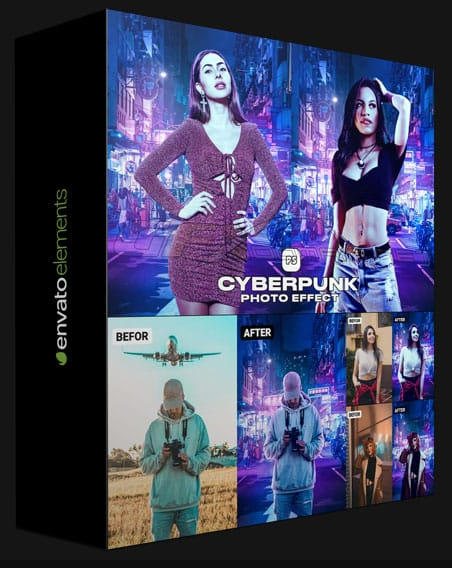 ENVATO – CYBERPUNK PHOTOSHOP EFFECTS