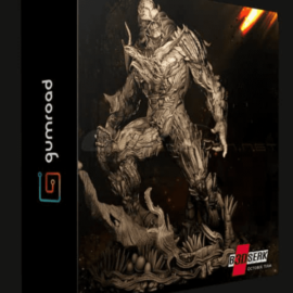 GUMROAD – B3DSERK – SWAMP THING SCULPTURE READY FOR PRINTING (Premium)