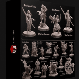 LOOT STUDIOS – LAIR OF LIARS – 3D PRINT MODELS (Premium)