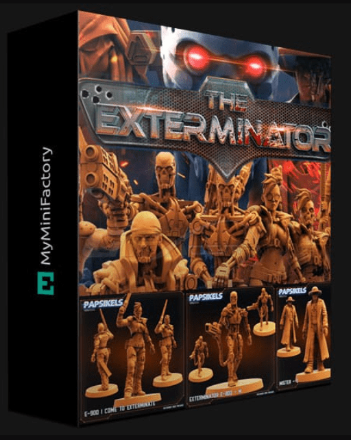 MYMINIFACTORY – PAPSIKELS MINIATURES – THE EXTERMINATOR