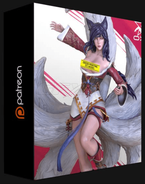 PATREON – AHRI LEAGUE OF LEGENDS 3D PRINT MODEL