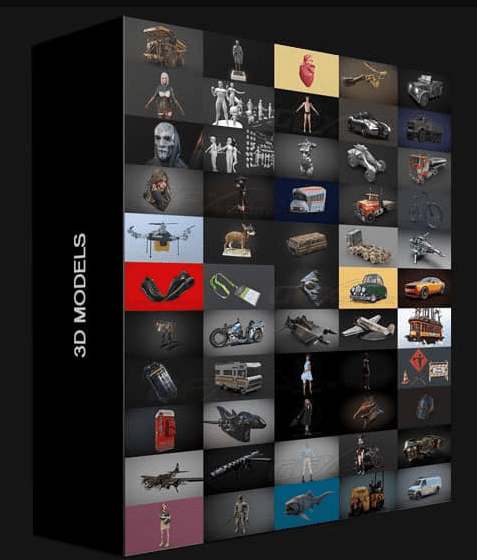 PBR GAME 3D MODELS BUNDLE 1 JANUARY 2023