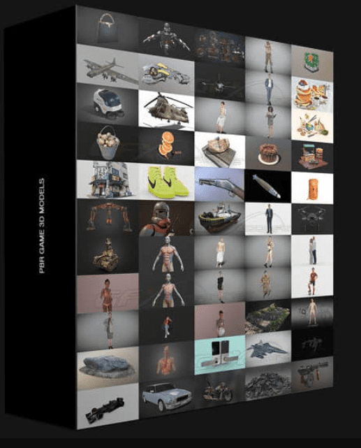 PBR GAME 3D MODELS BUNDLE 2 FEBRUARY 2023