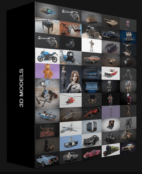 PBR GAME 3D MODELS BUNDLE 2 JANUARY 2023