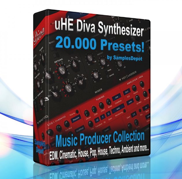 Samples Depot 20.000 u-he DIVA Presets Bundle [Synth Presets]