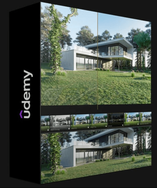 UDEMY – 3DS MAX + CORONA RENDER : CREATING PRIVATE VILLA