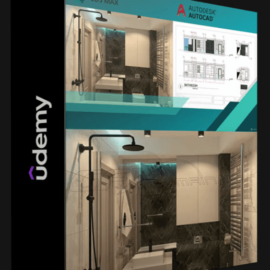 UDEMY – 3DS MAX INTERIOR DESIGN BATHROOM PROJECT (Premium)