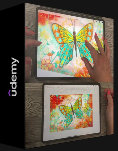 UDEMY – CREATE A MIXED MEDIA BUTTERFLY IN PROCREATE BRUSHES INCLUDED